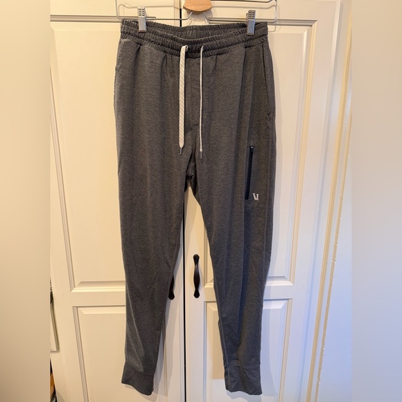 Vuori Other - Vuori Sunday Performance Jogger Mens Small Charcoal Heather Zip Pocket